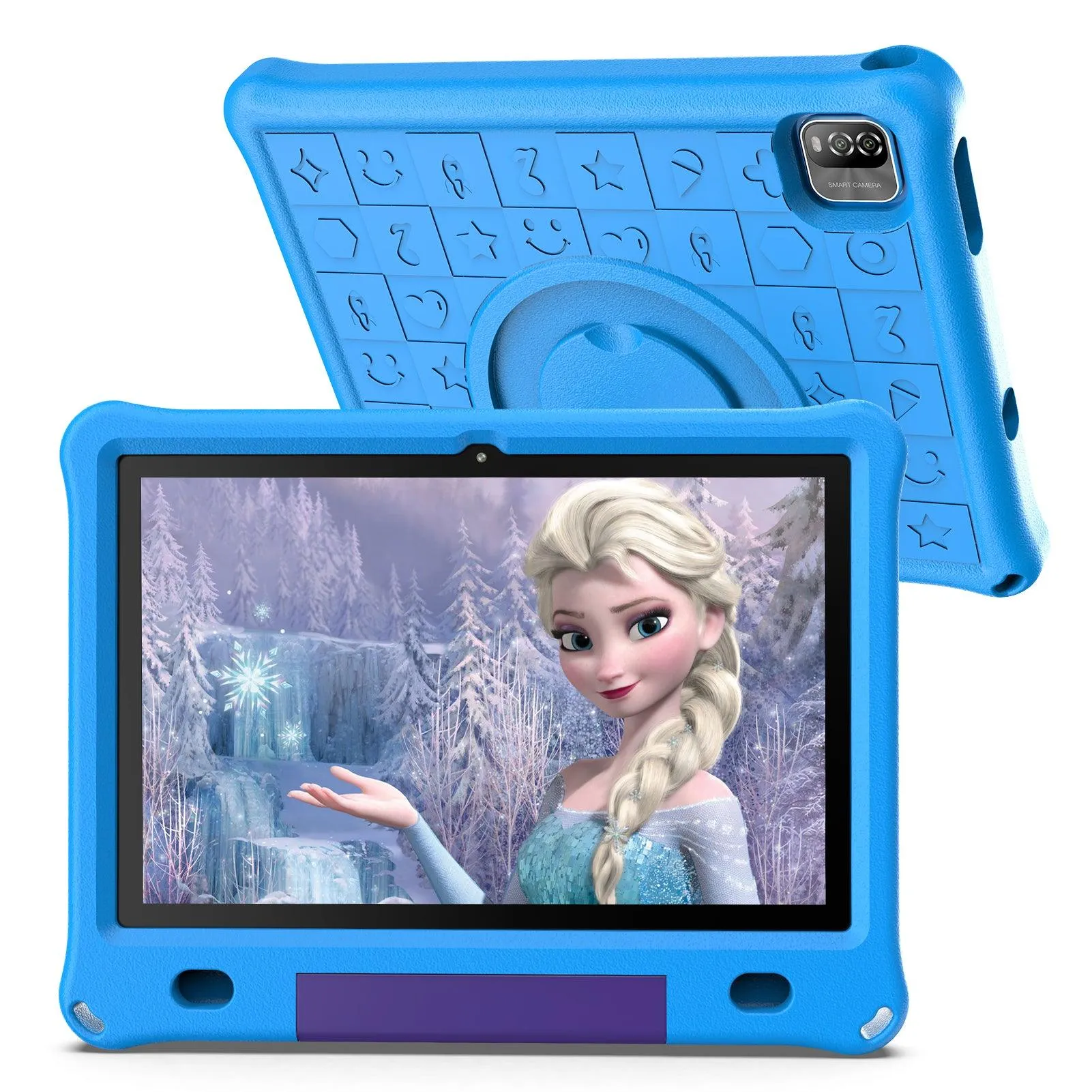 10.1 inch Kids Tablet, Wifi   Quad Core Processor, 3GB RAM, 64GB ROM, 6000mAh Battery, HD Screen, Dual Camera 2MP   8MP, with tons Pre-Installed Parental Control, Kids Apps and Games