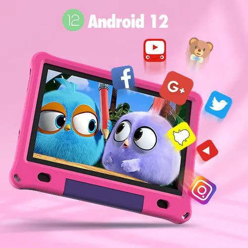 10.1 inch Kids Tablet, Wifi   Quad Core Processor, 3GB RAM, 64GB ROM, 6000mAh Battery, HD Screen, Dual Camera 2MP   8MP, with tons Pre-Installed Parental Control, Kids Apps and Games