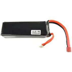 11.1V, 2500mAh, 30C LiPo Battery