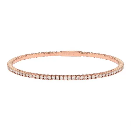 1.98ct Flexible Diamond Tennis Bangle