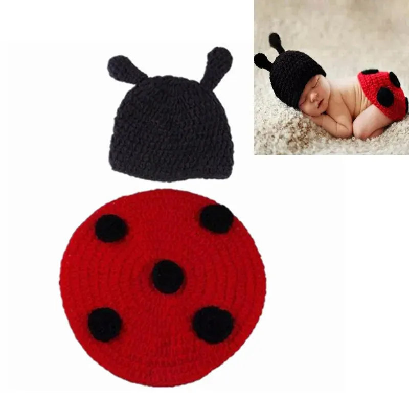 26 Styles Baby Photo Shoot Outfit Cute Animal Crochet, Handmade Knit Costume Accessories Newborn Photography Props