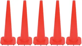 36" Orange Traffic Cones (Set of 5)