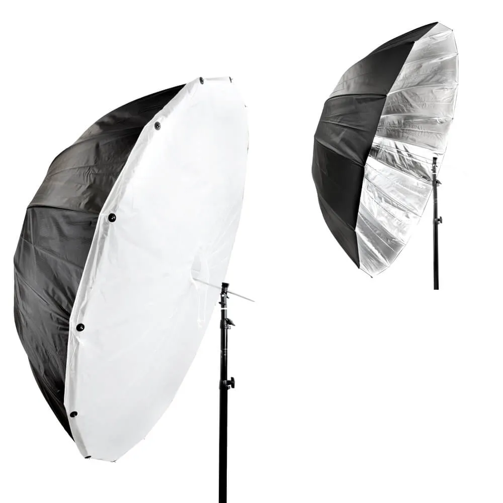 63" Parabolic Umbrella 16-Sided Nylon with Removable Diffusion