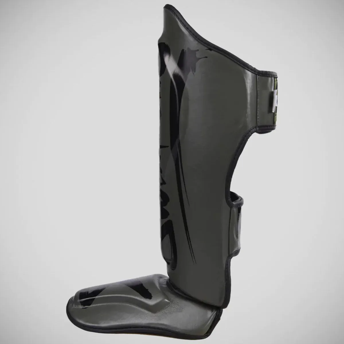 8 Weapons Unlimited Shin Guards Olive/Black