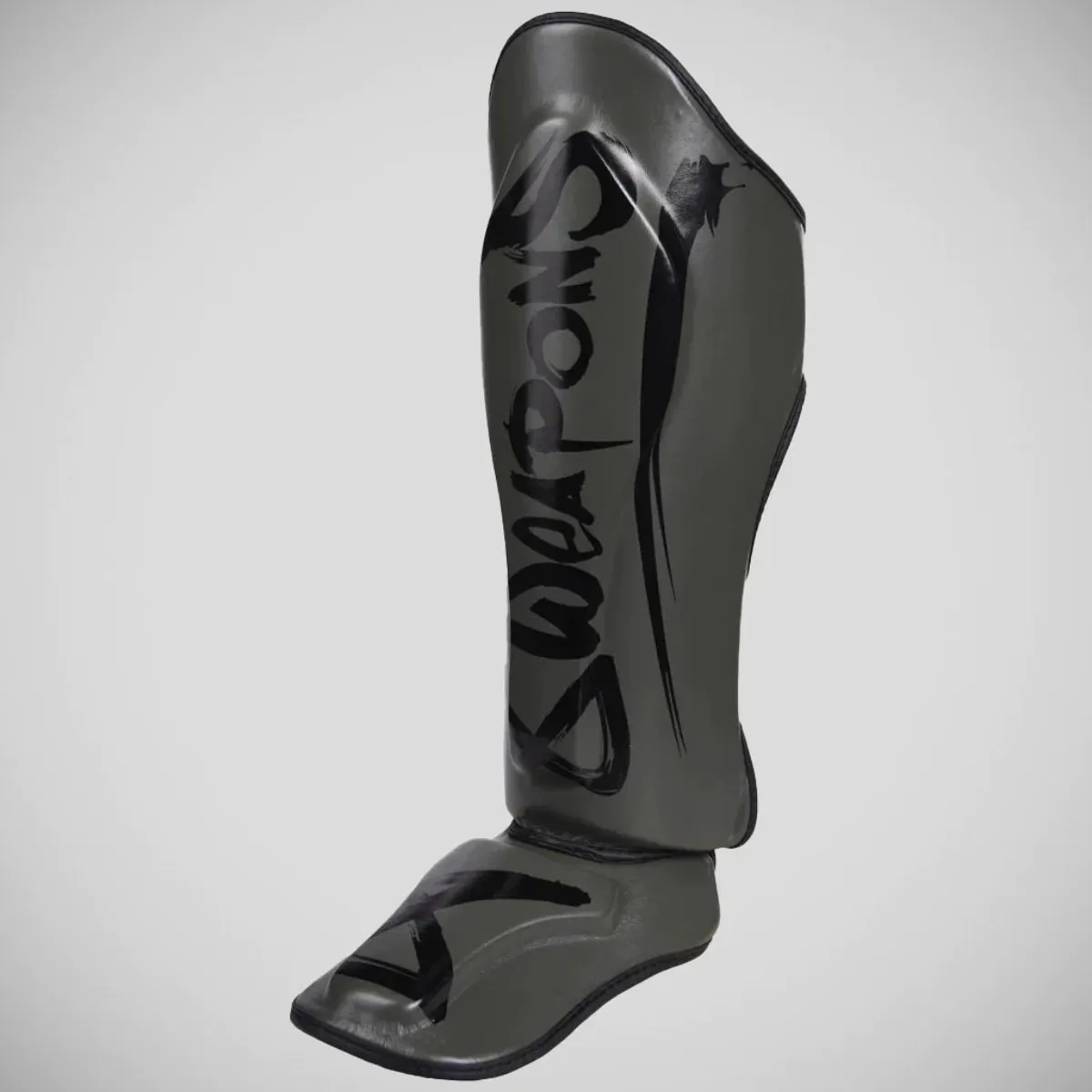 8 Weapons Unlimited Shin Guards Olive/Black