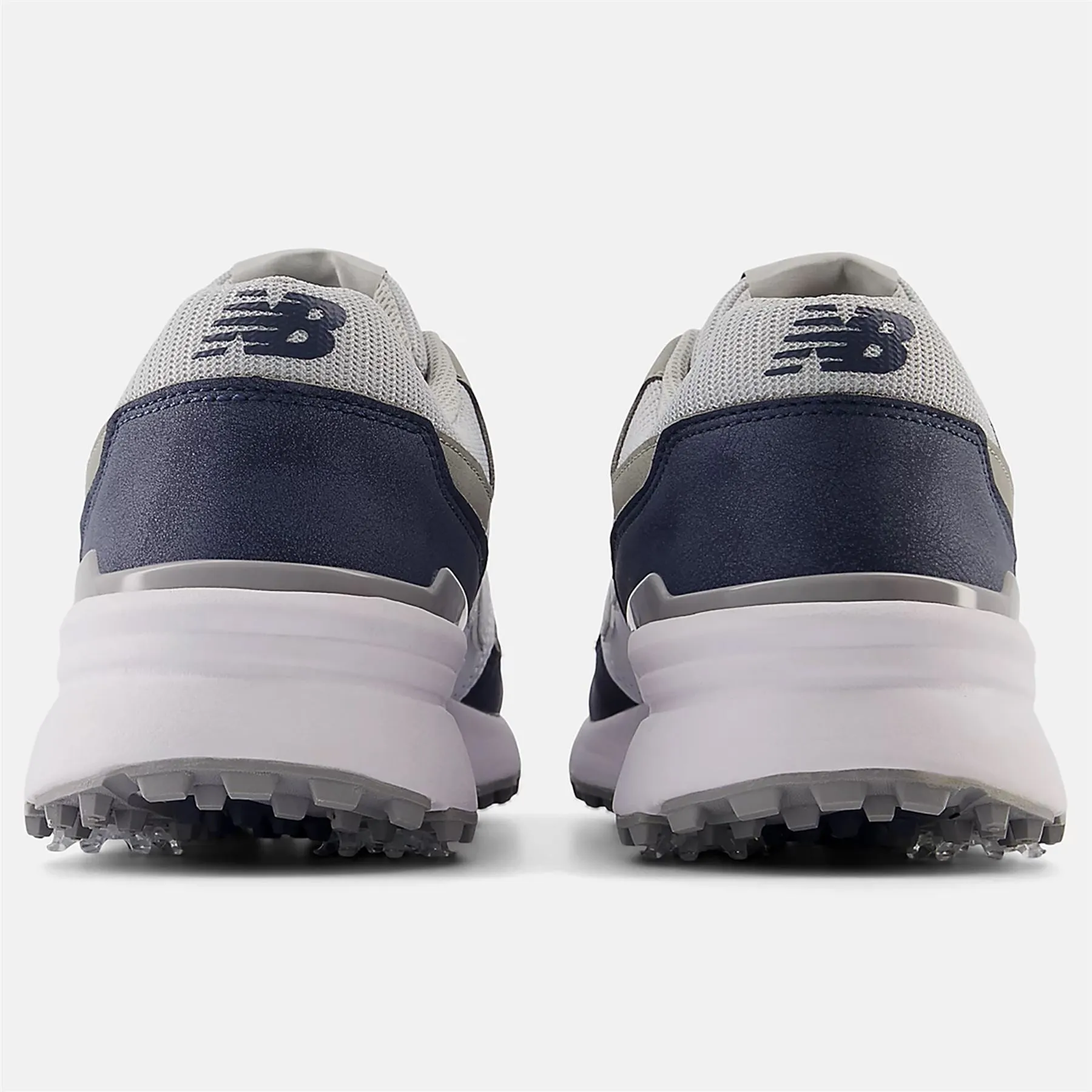 997 Waterproof Spiked Golf Shoes White/Navy - 2024