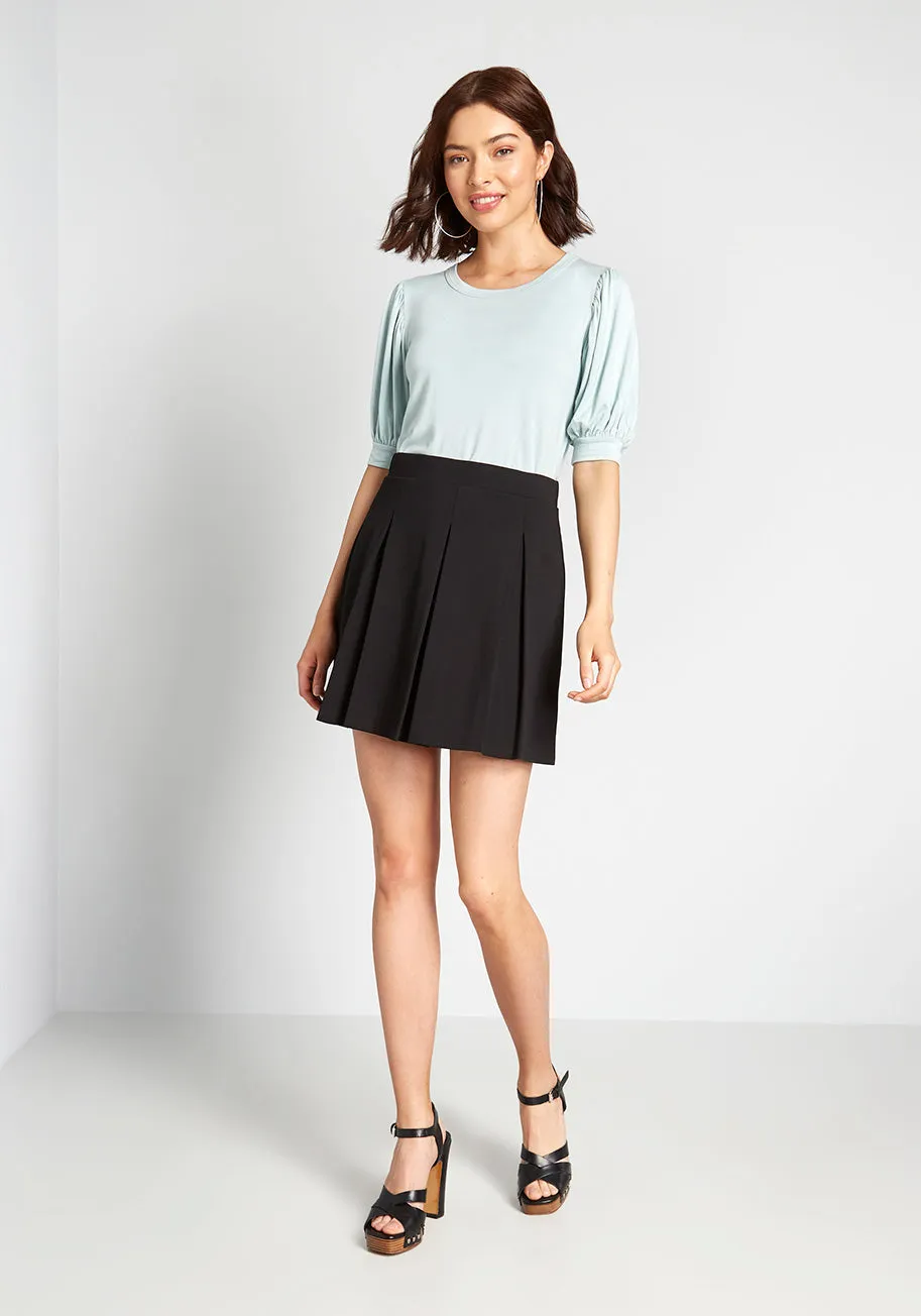 A for Effortless Mini Skirt