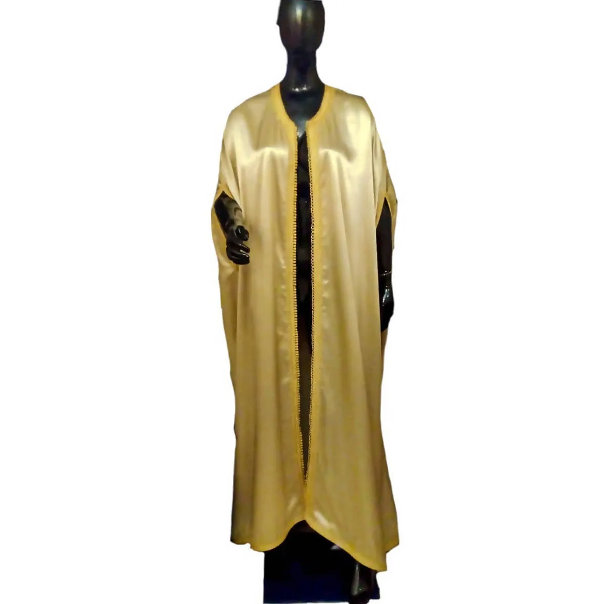 Abaya with Golden thread