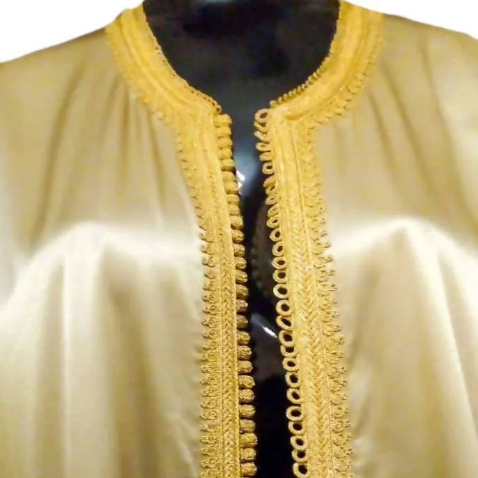 Abaya with Golden thread