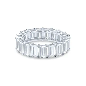 Adara Eternity Ring (Rhodium)