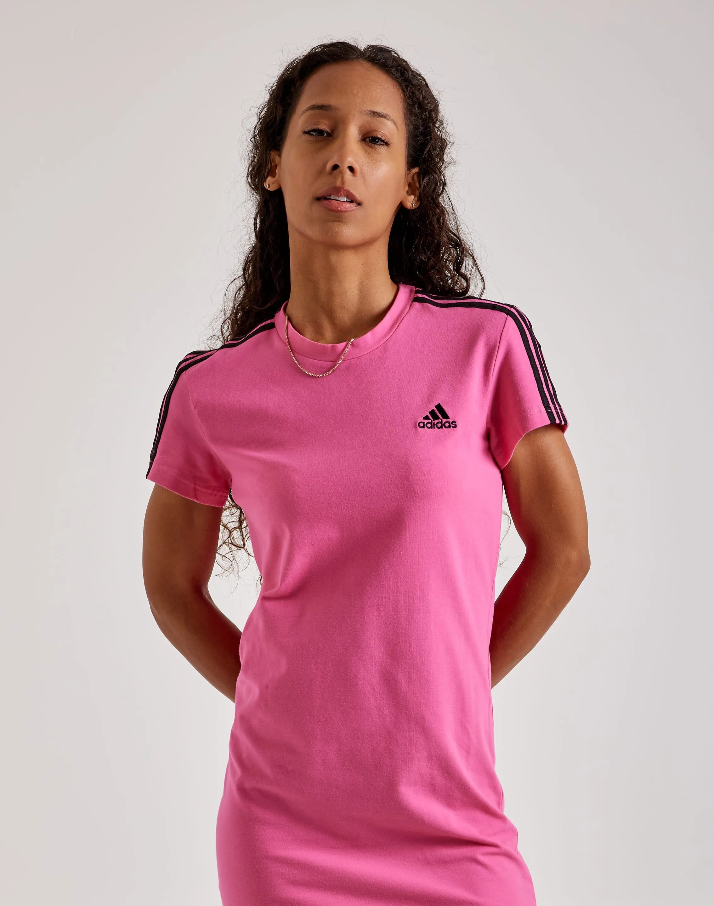 Adidas 3-Stripes Fitted T-Shirt Dress