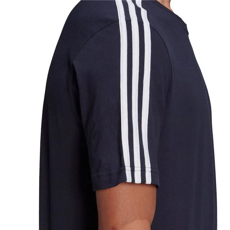 adidas Essentials 3 Stripes Mens Tee - Mens - Legend Ink