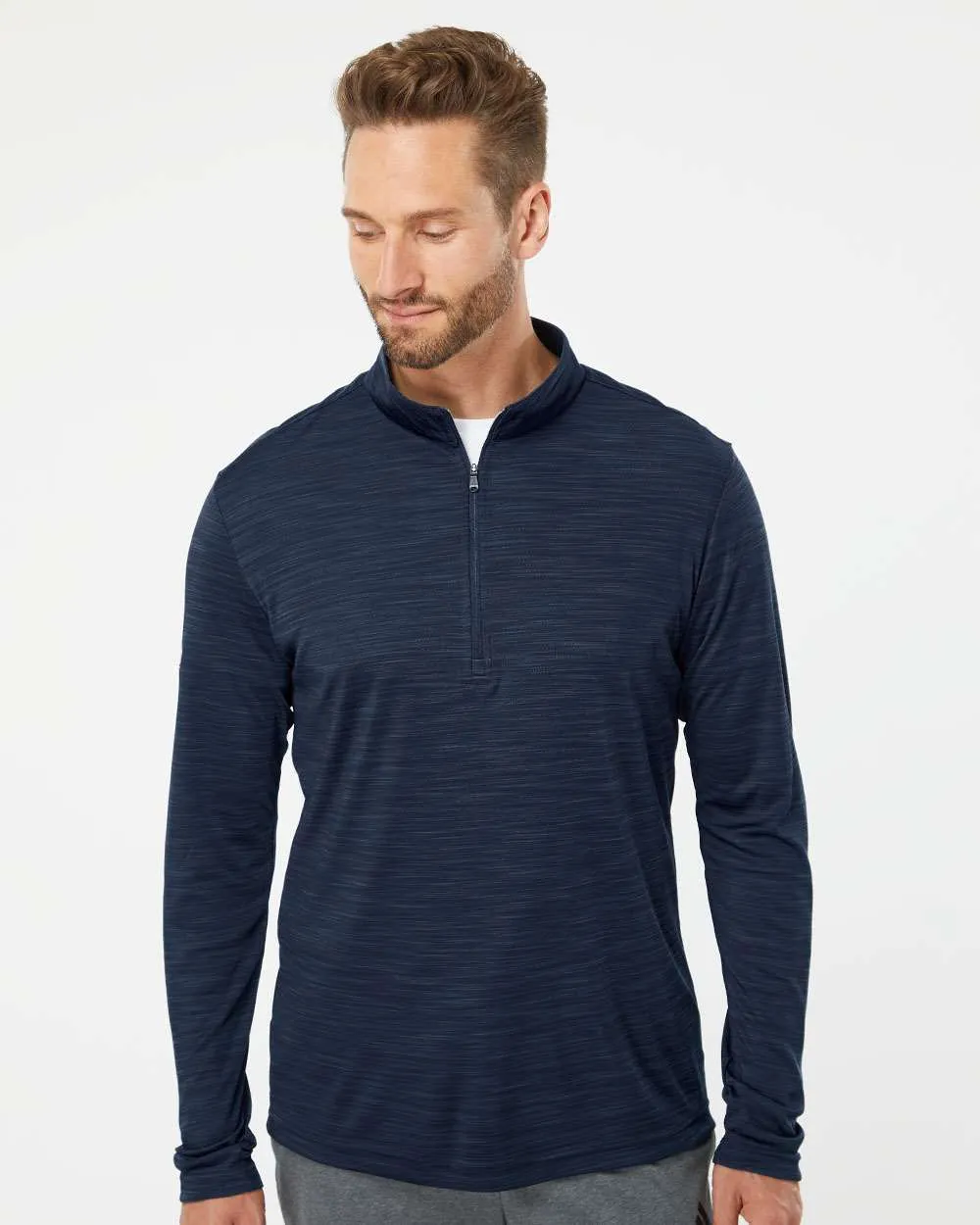 Adidas Lightweight Mélange QuarterZip Pullover