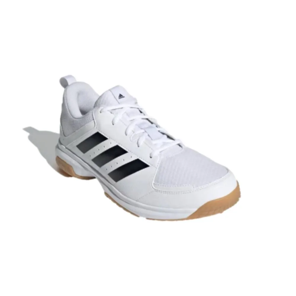 Adidas Men's Ligra 7 Badminton Shoe (Cloud White/Core Black/Cloud White)