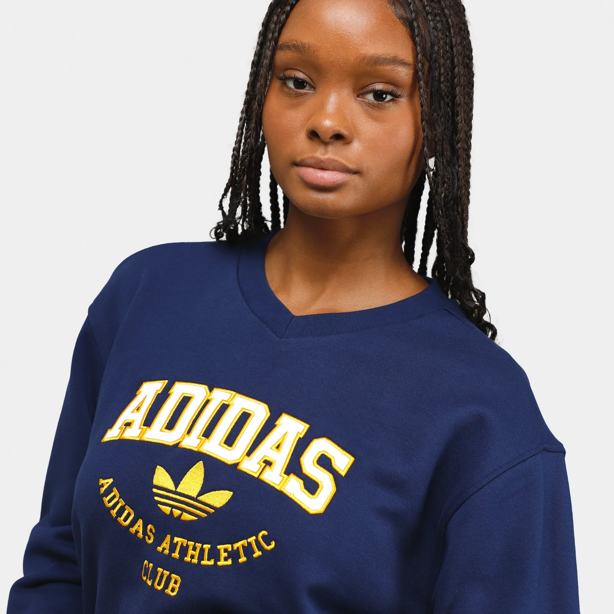 adidas Originals Women's College Graphic Sweatshirt / Dark Blue