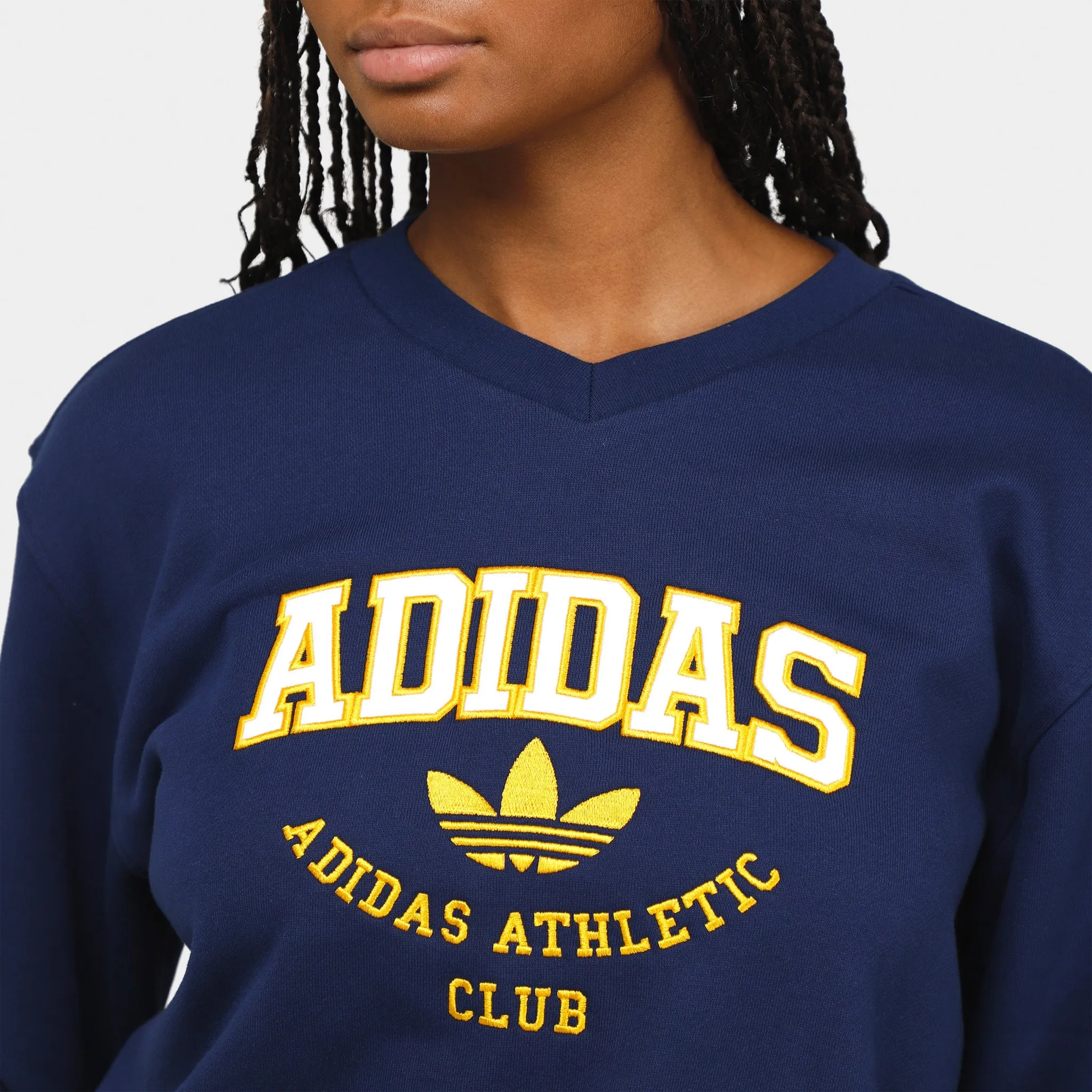 adidas Originals Women's College Graphic Sweatshirt / Dark Blue