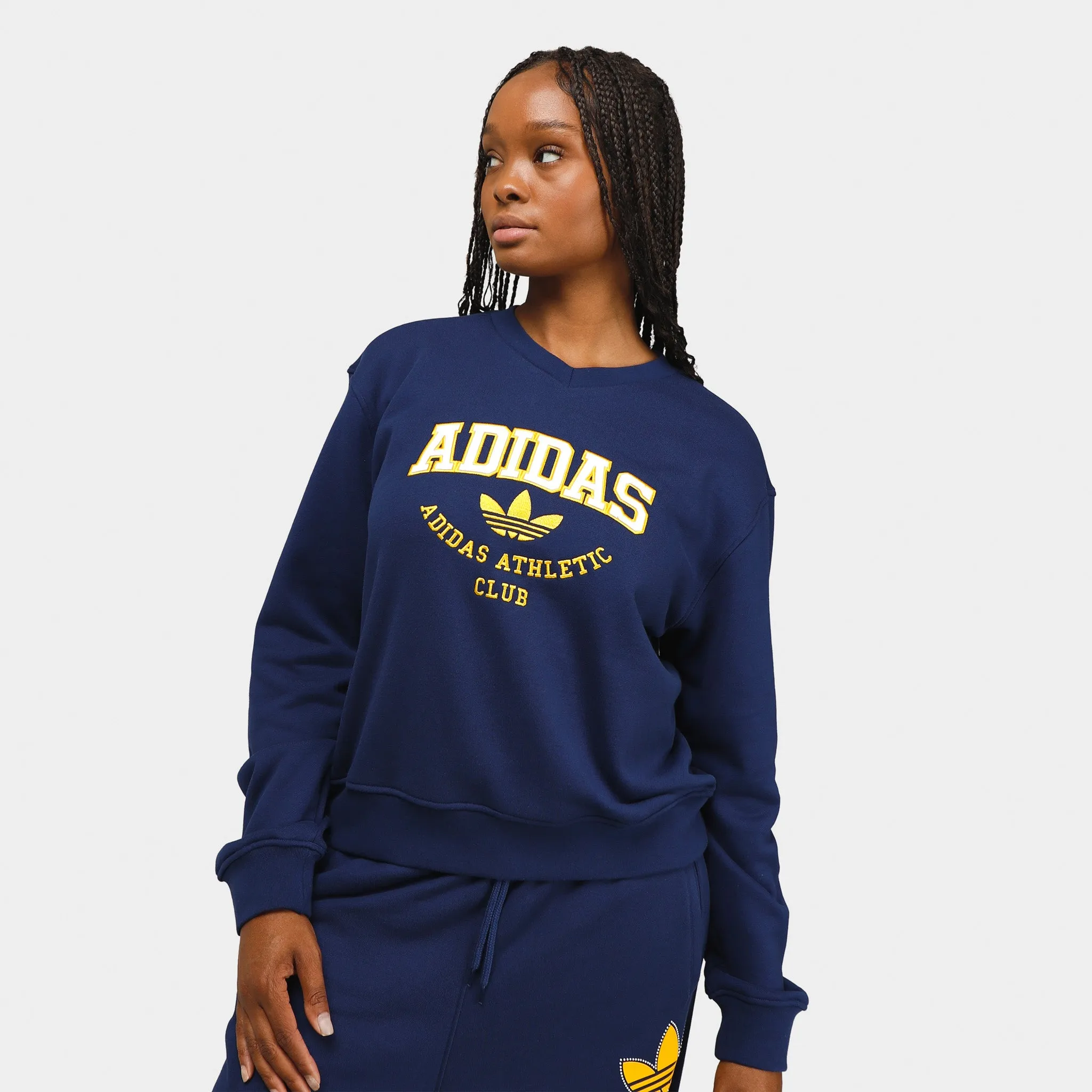 adidas Originals Women's College Graphic Sweatshirt / Dark Blue