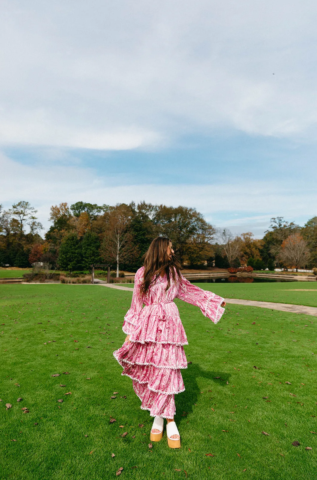 Adley Maxi Dress - Fuchsia