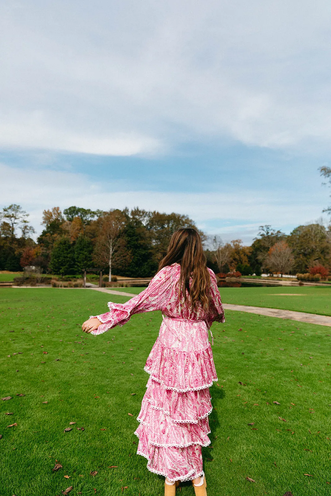 Adley Maxi Dress - Fuchsia