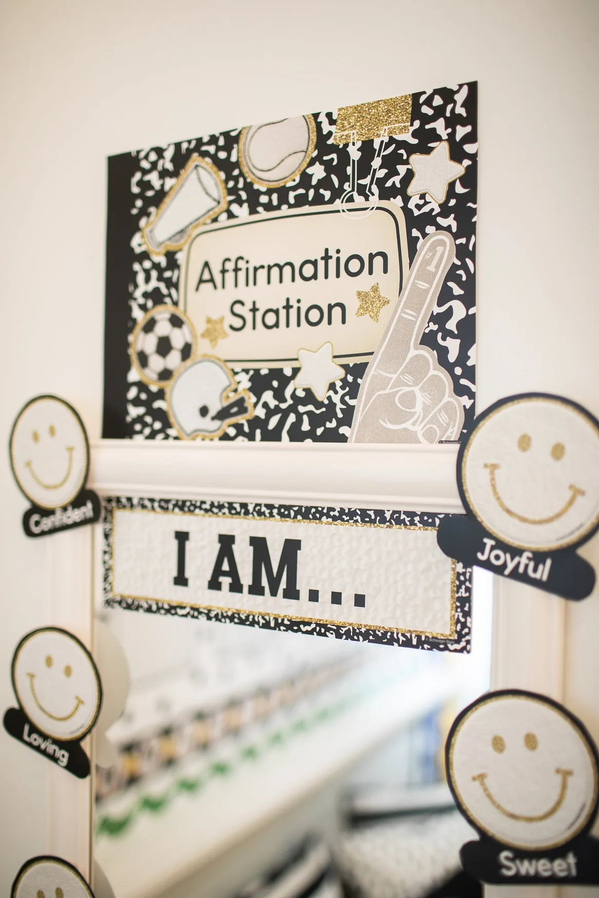 Affirmation Station | School Spirit | Printable Classroom Decor | Schoolgirl Style