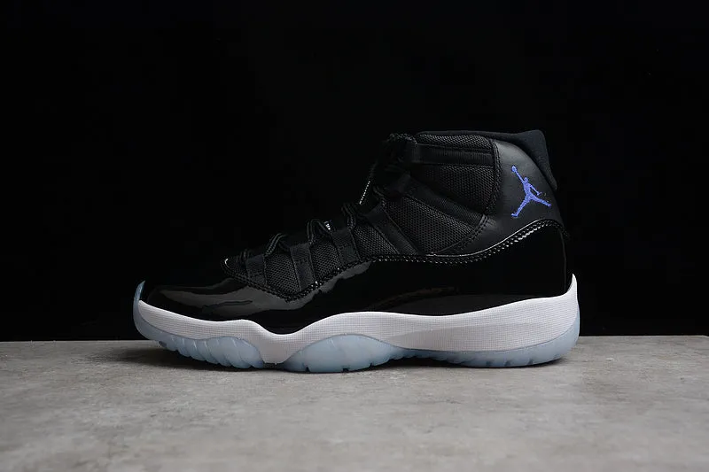 AIR JORDAN 11 RETRO SPACE JAM 2016 BLACK/CONCORD-WHITE