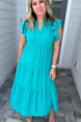 All In Time Midi Dress - Jade