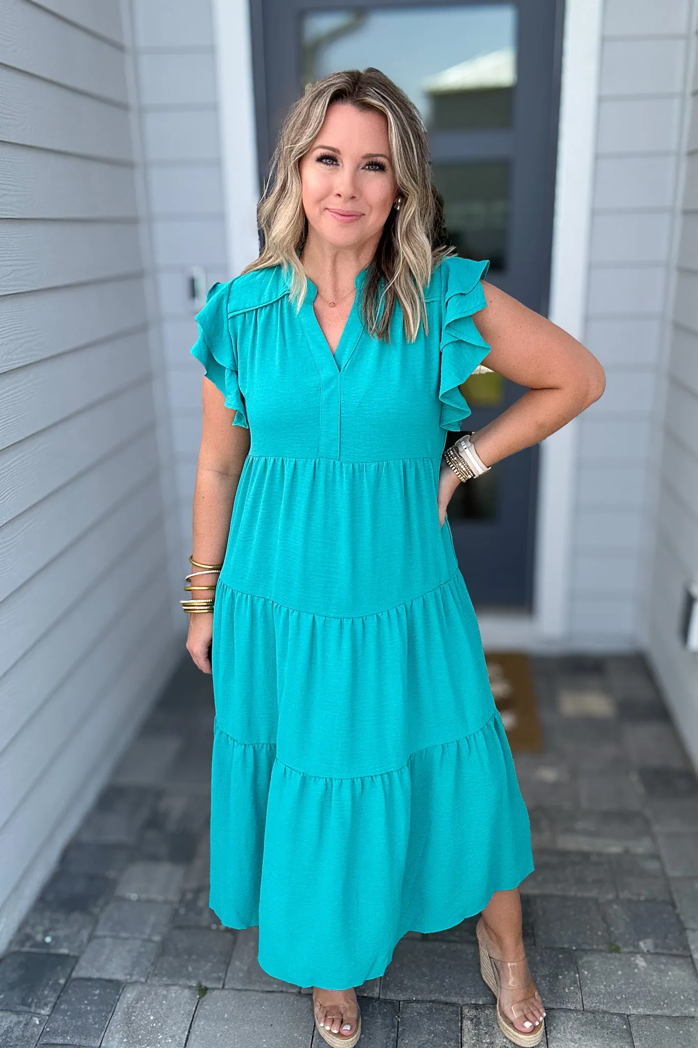 All In Time Midi Dress - Jade