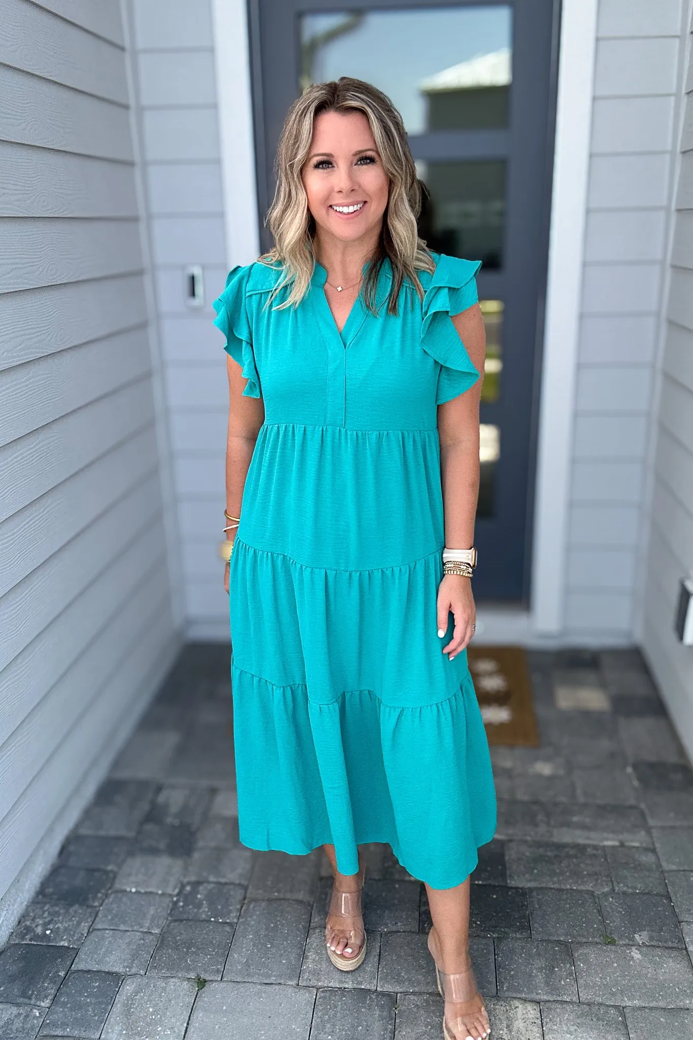 All In Time Midi Dress - Jade