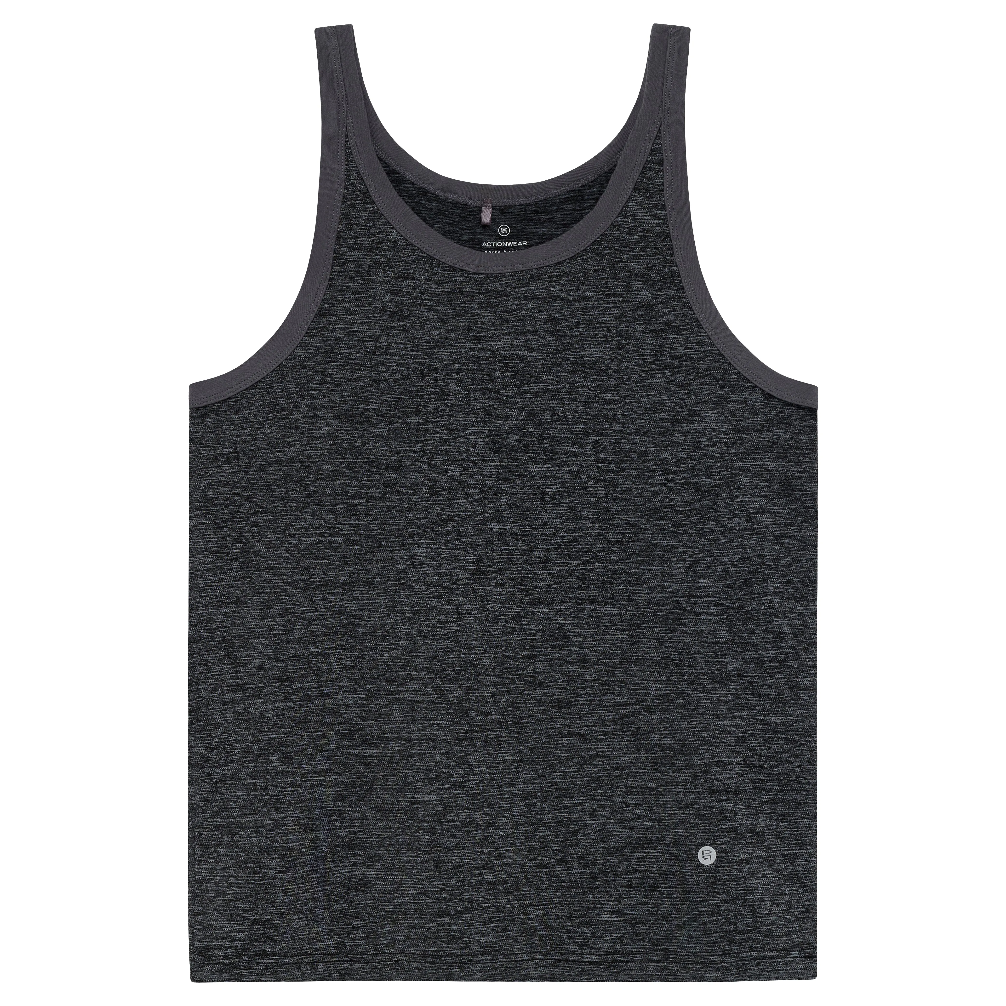 ALL NEW- ACTIONWEAR Heather Black Mako Nylon Roxy Tank