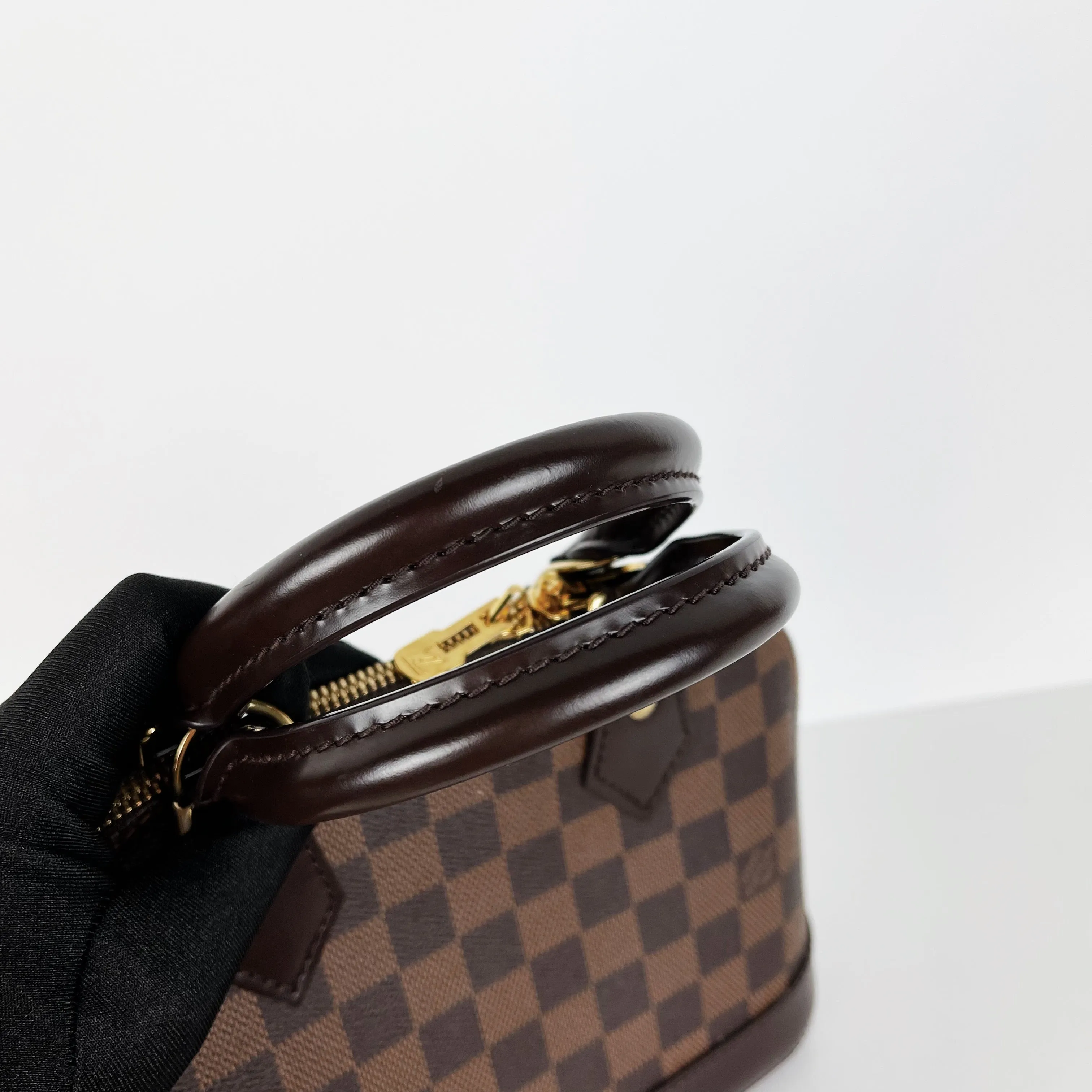 Alma BB Damier Brown GHW