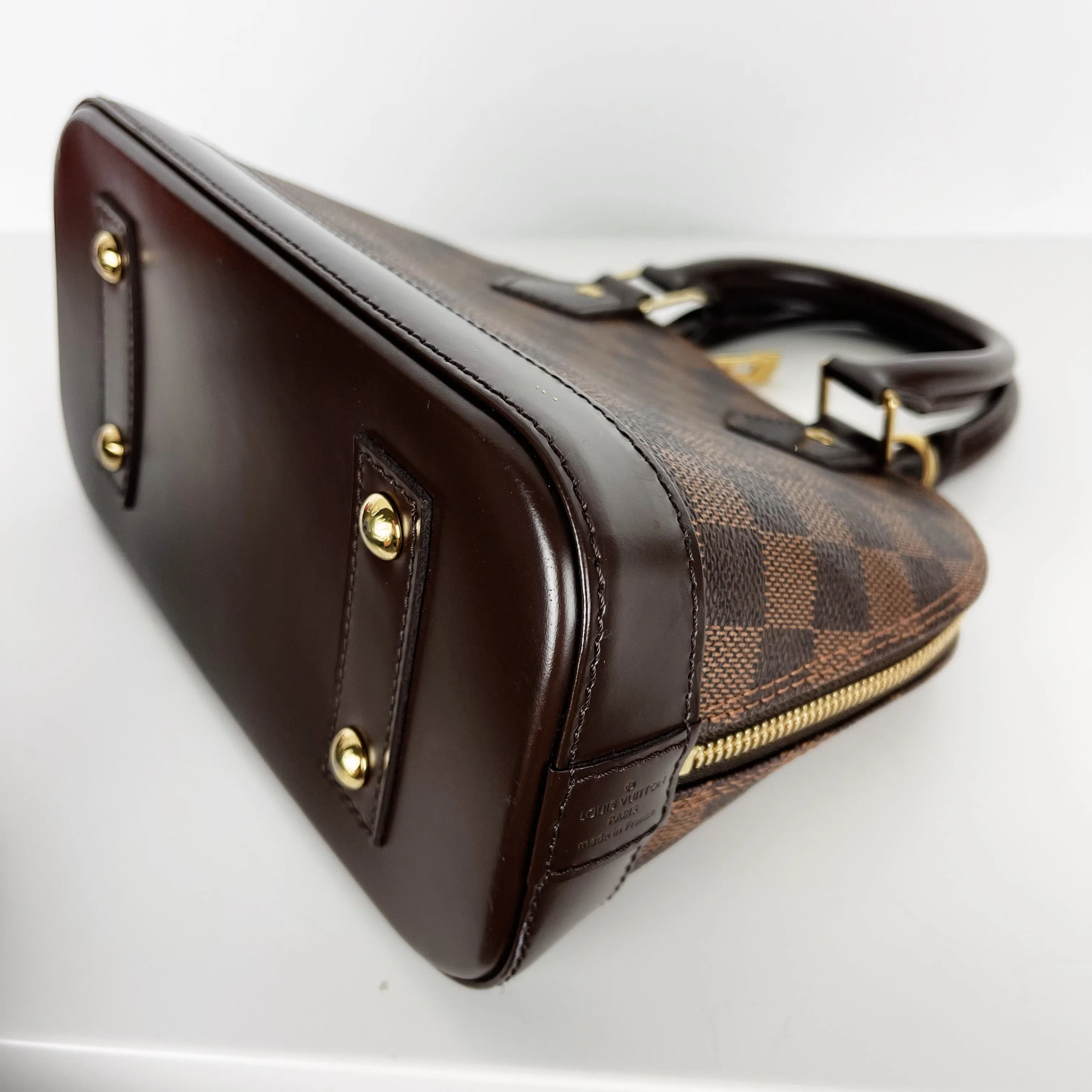 Alma BB Damier Brown GHW