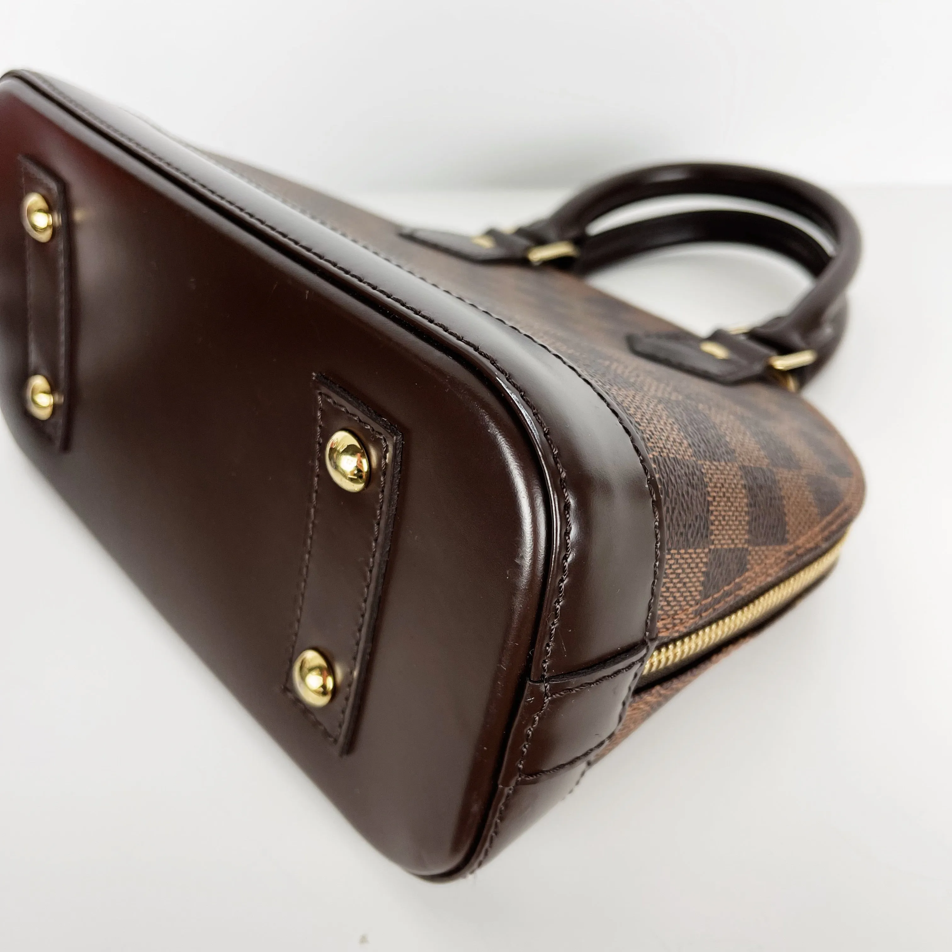 Alma BB Damier Brown GHW