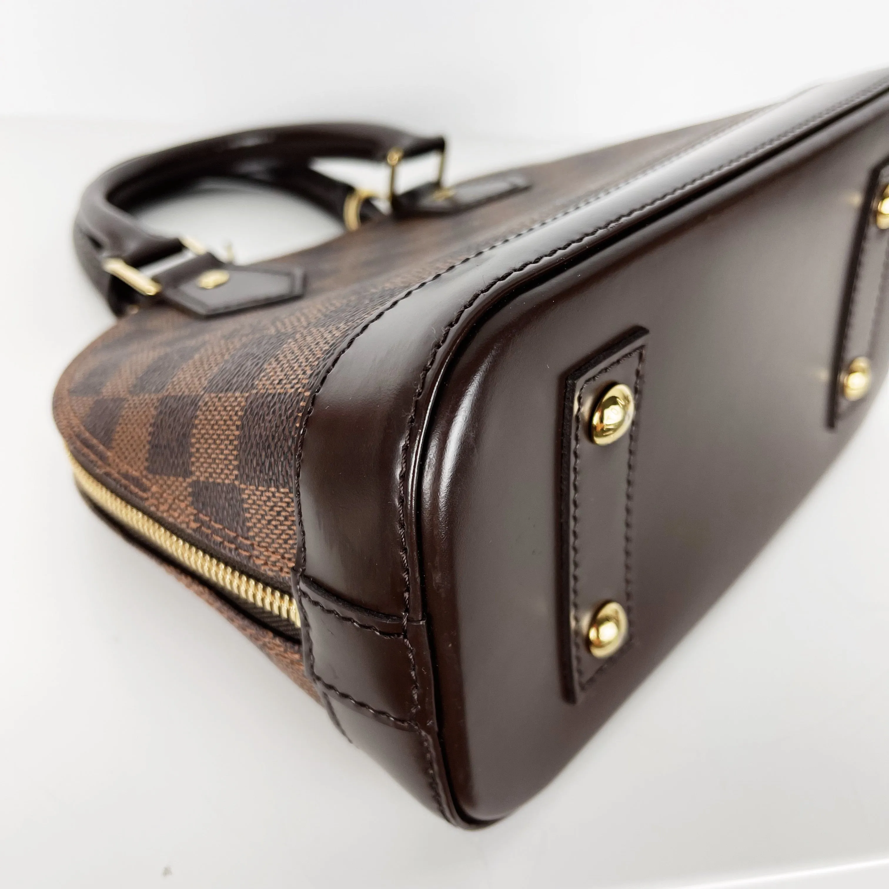 Alma BB Damier Brown GHW