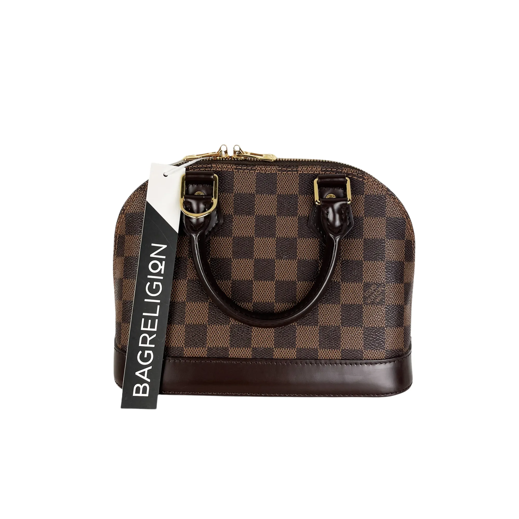 Alma BB Damier Brown GHW