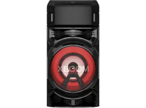 Altavoz de gran potencia - LG XBOOM HW RN5, USB, Radio FM, Karaoke, luces LED, Negro