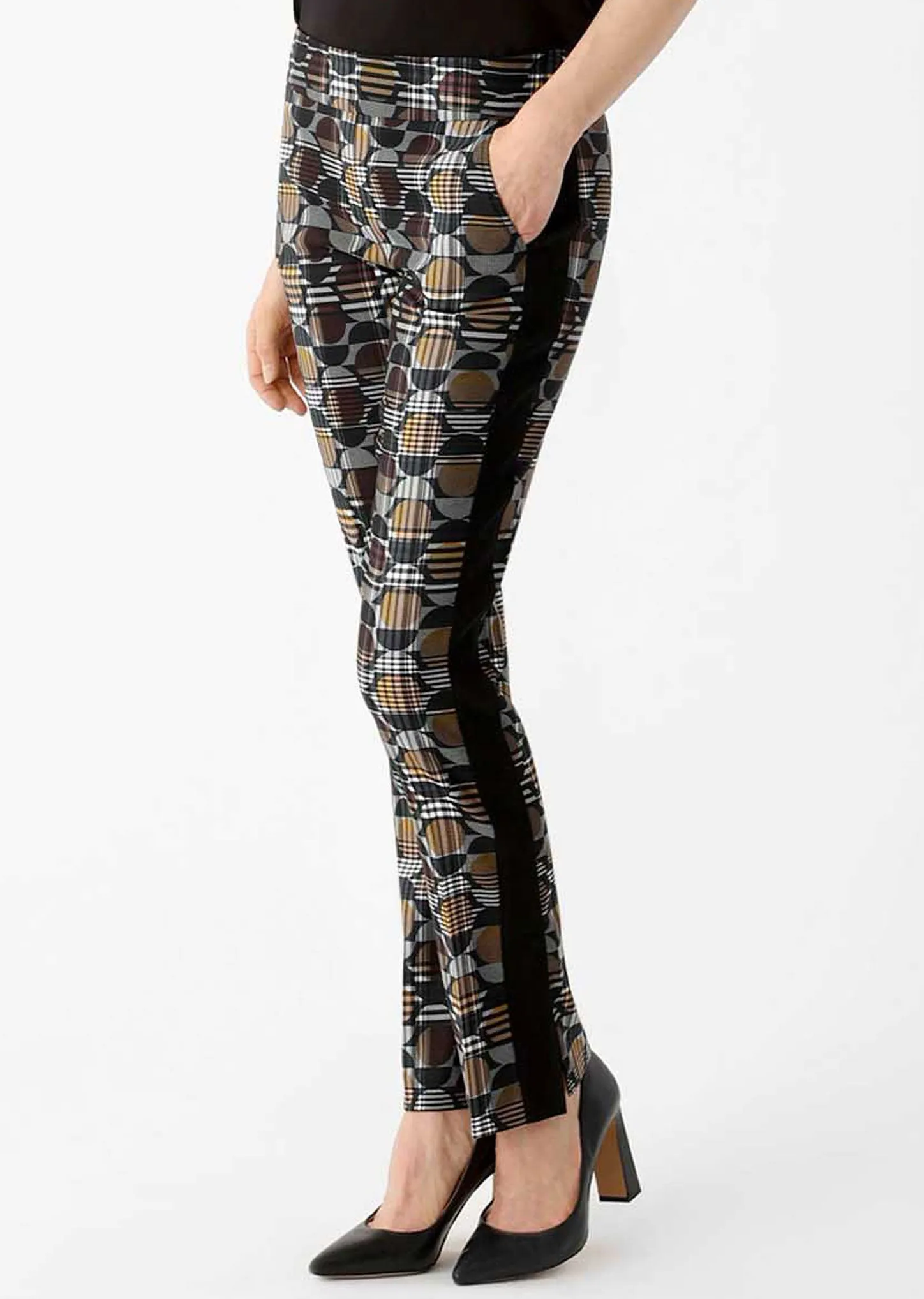 Amal Print 30" Straight Leg Pant