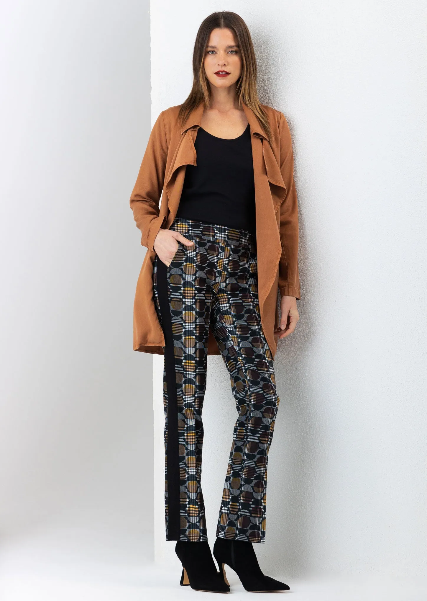 Amal Print 30" Straight Leg Pant