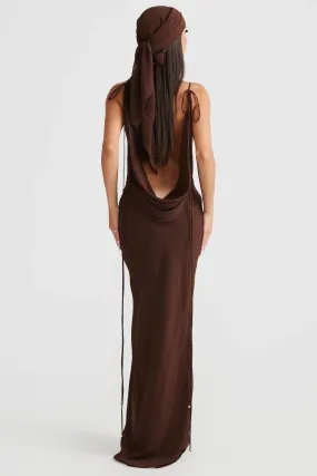 Amali Dress - Brown