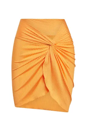 Andros Mini Sarong - Clementine Wide Rib