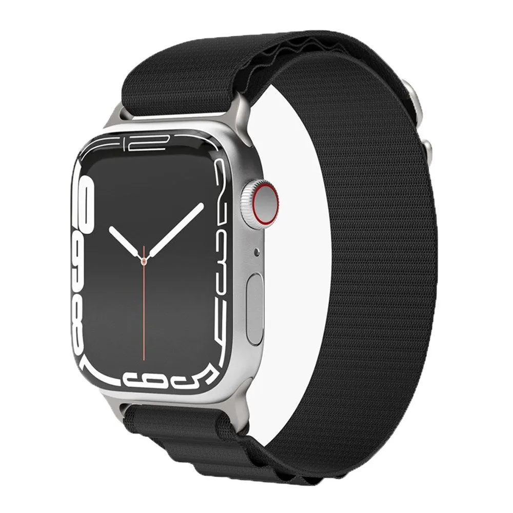 Apple Watch (42/44/45/SE/49mm) Vonmählen Action Loop Nylon Rem - Sort