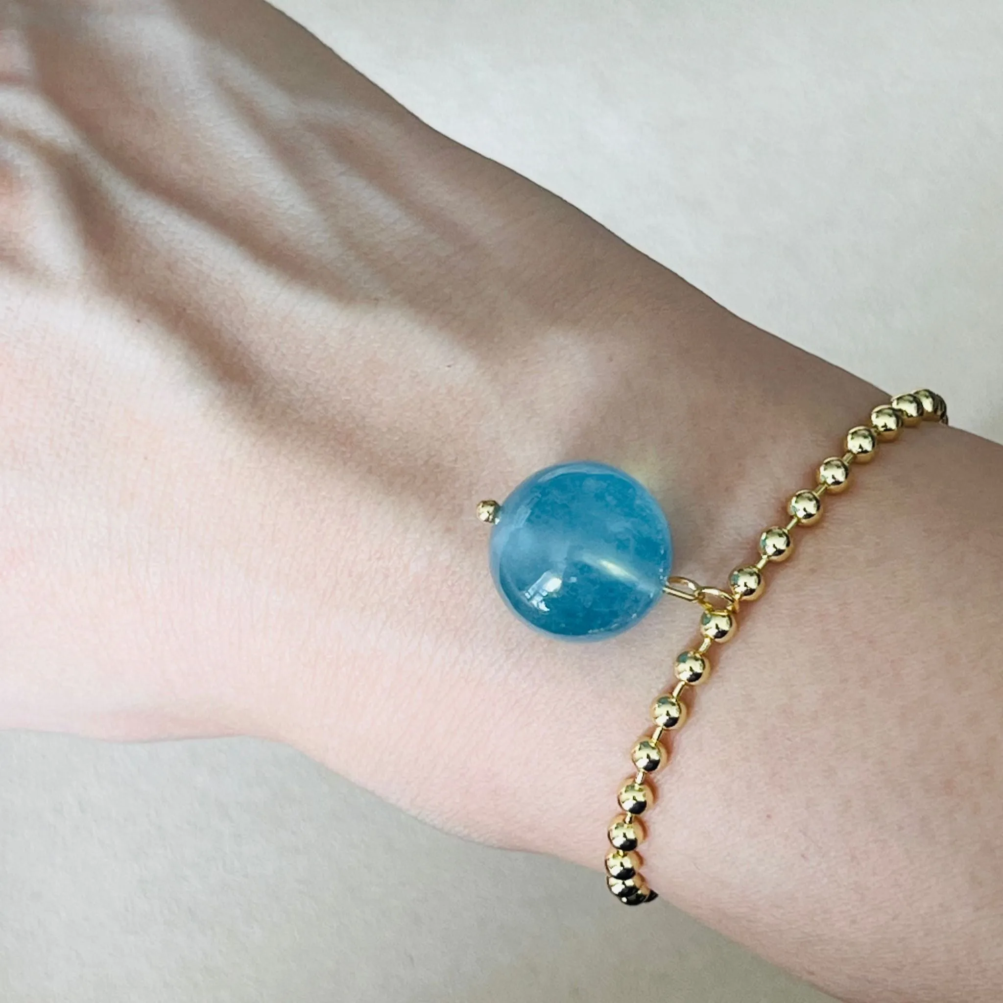 Aquamarine La Forma Bracelet