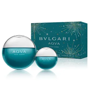 Aqva Pour Homme by Bvlgari 100ml EDT 2 Piece Gift Set