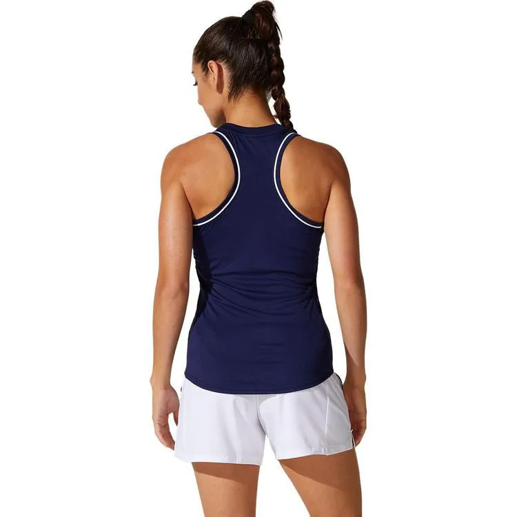 Asics Tank Top Court W Piping Dames Navy