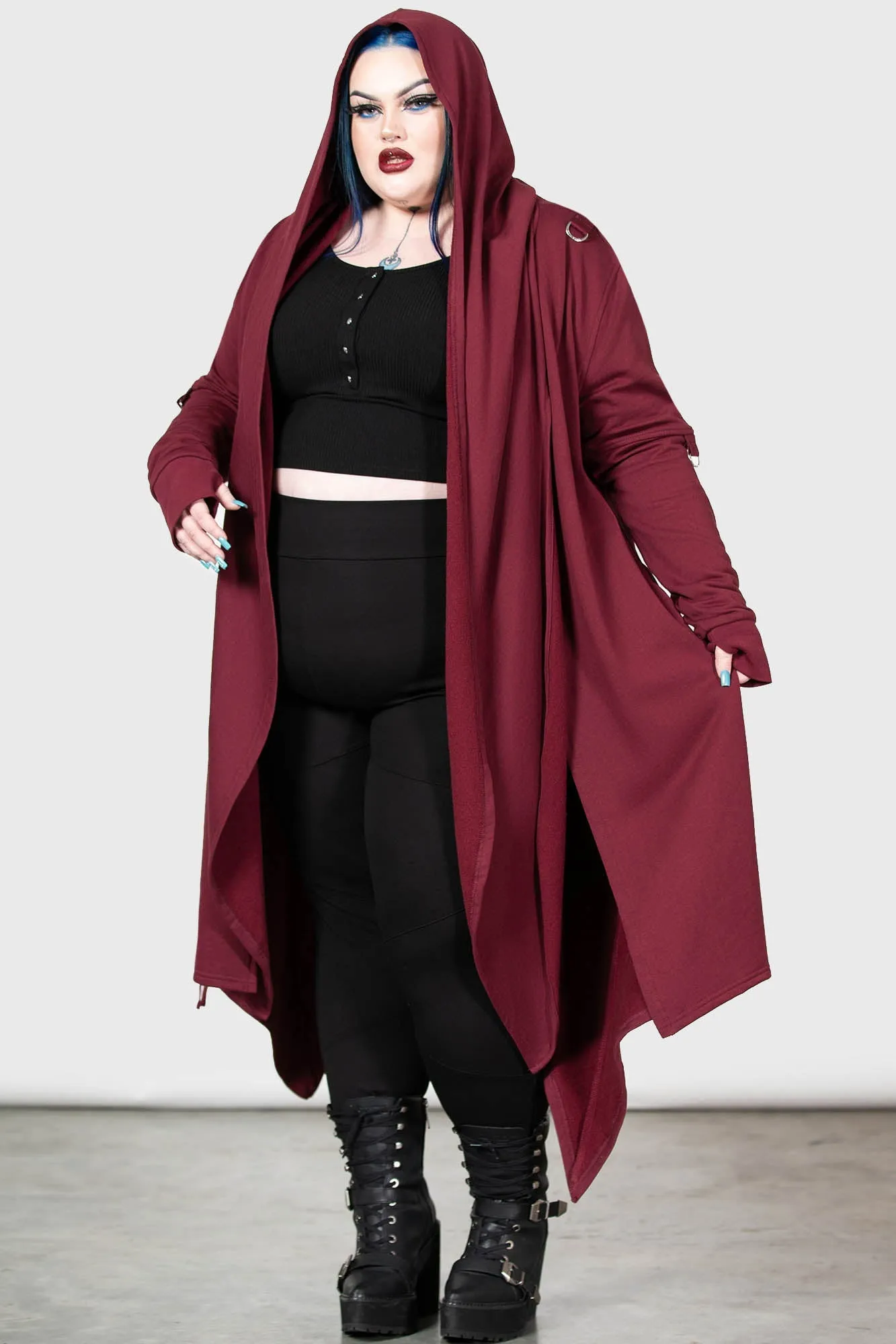 Assassins Hooded Cardigan [RED] [PLUS]