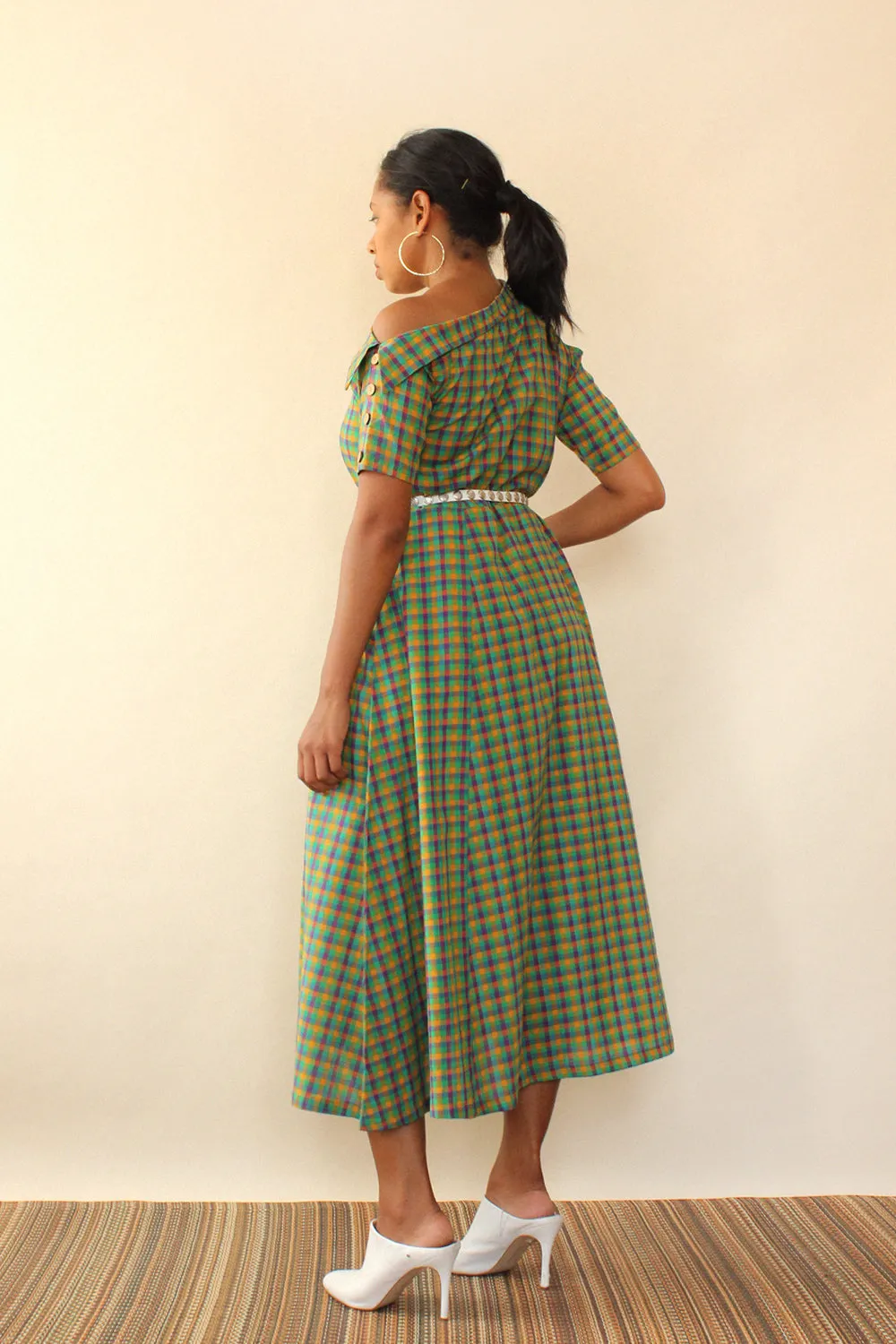 Asymmetric Picnic Dress M/L