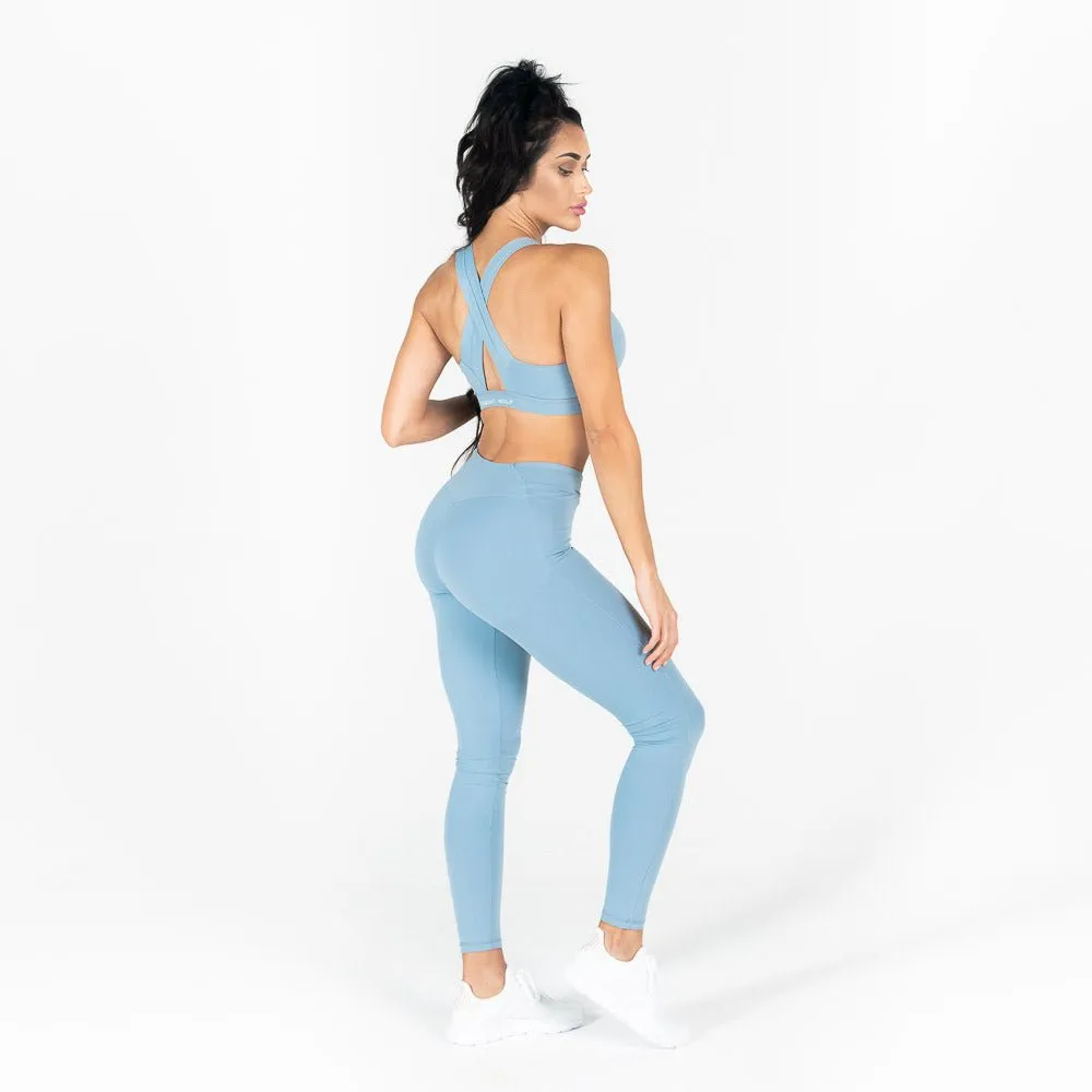 Athena Leggings - Pastel Blue