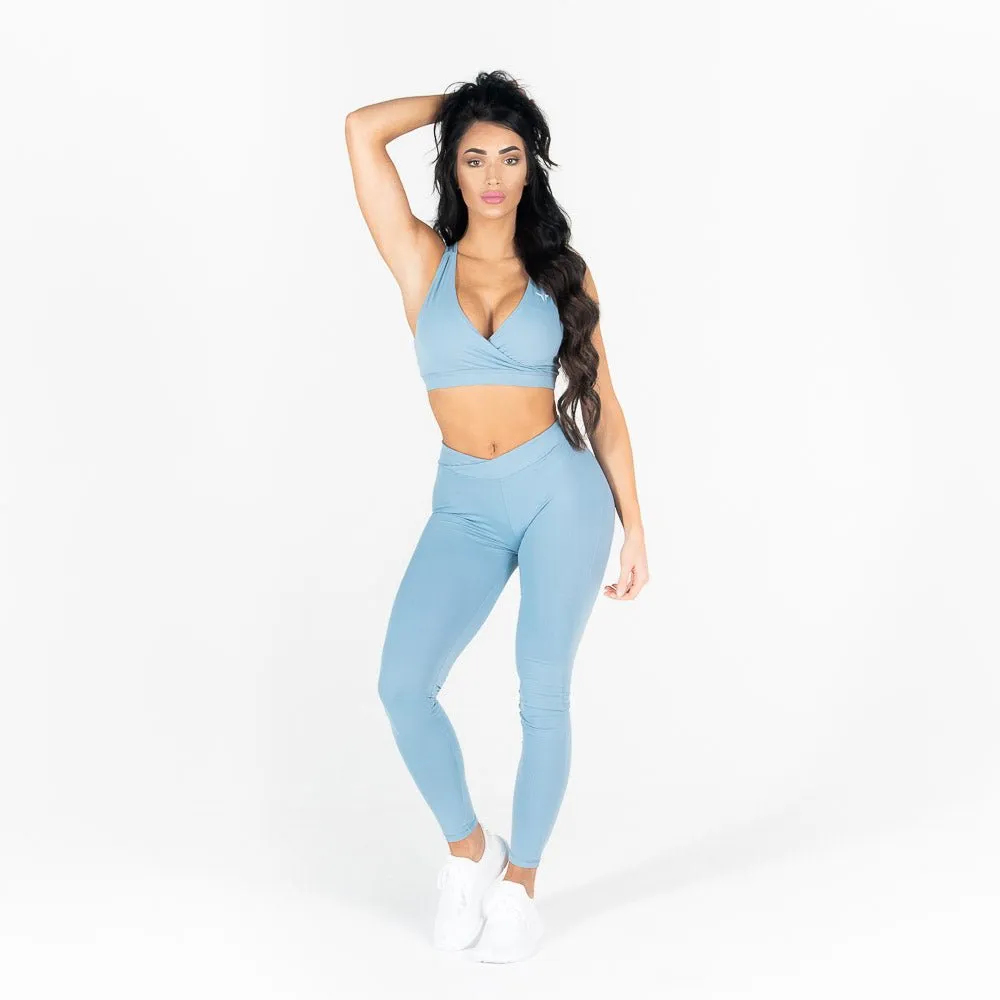 Athena Leggings - Pastel Blue