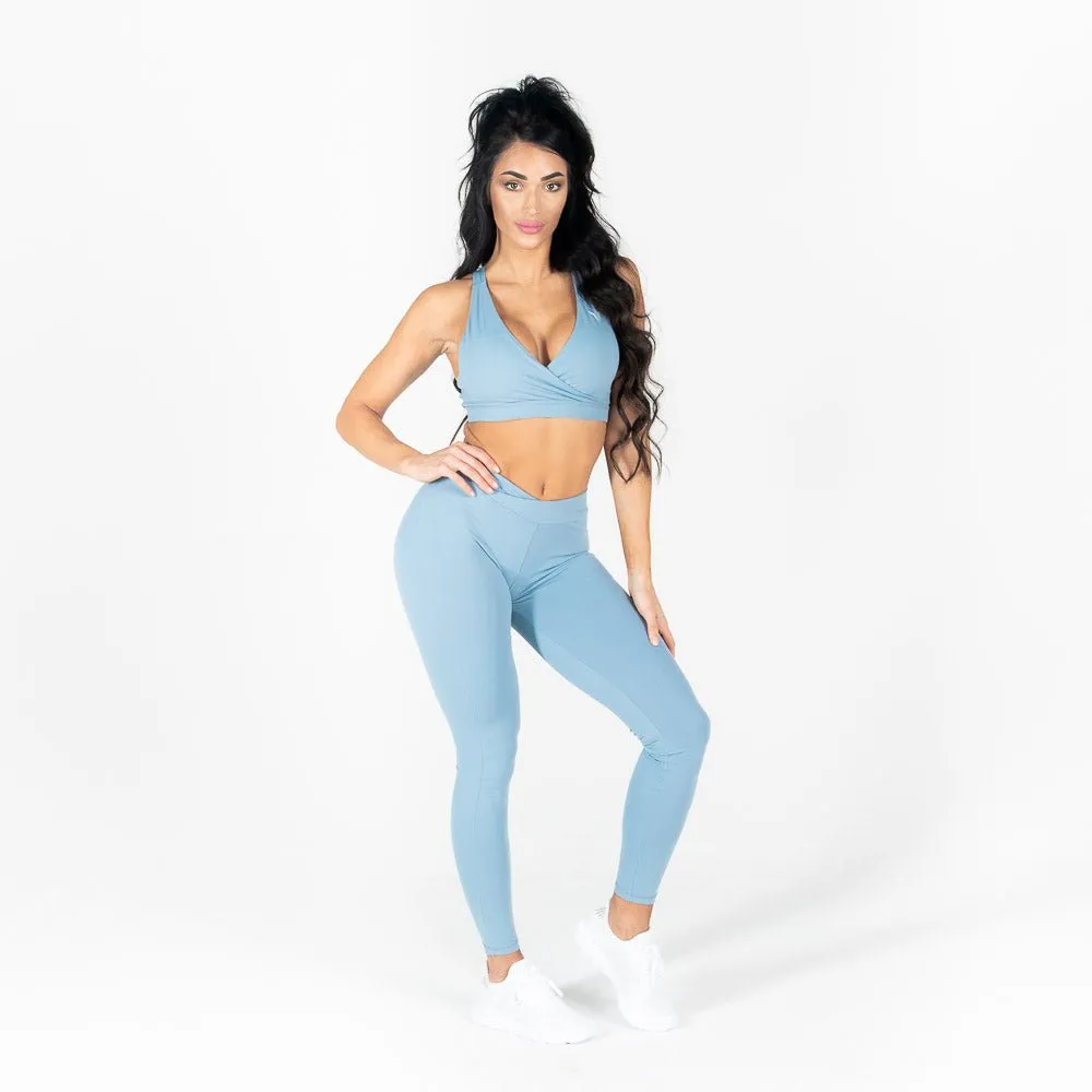 Athena Leggings - Pastel Blue