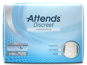 Attends Discreet Men's Disposable Incontinence Bladder Leak Underwear