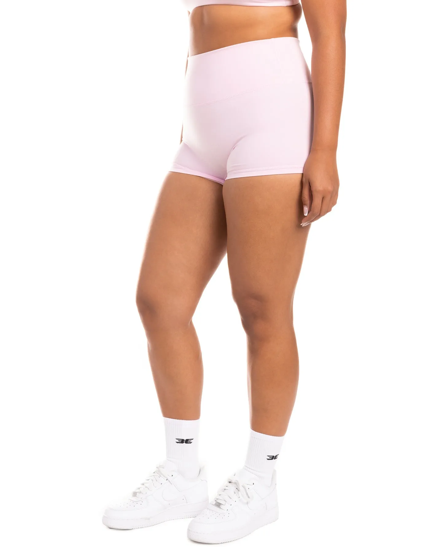 Aura SF Micro Shorts - Blush Pink